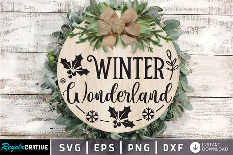 Winter wonderland SVG Design SVG Regulrcrative 