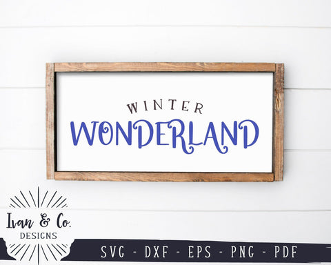 Winter Wonderland SVG Files | Holidays SVG | Farmhouse SVG | Christmas SVG | Cricut | Silhouette | Commercial Use | Digital Cut Files (1086355806) SVG Ivan & Co. Designs 