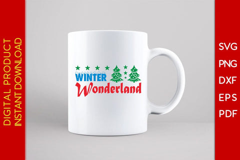 Winter Wonderland SVG PNG EPS Cut File SVG Creativedesigntee 