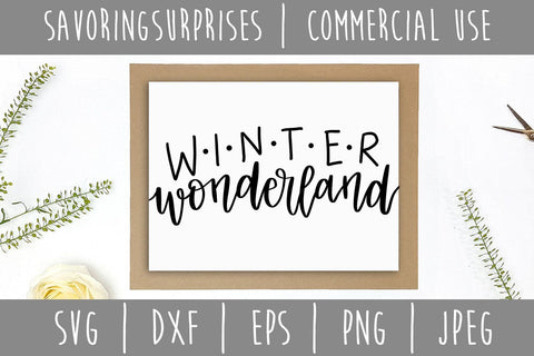 Winter Wonderland SVG SavoringSurprises 