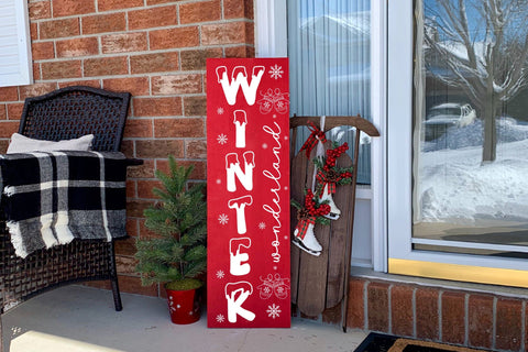 Winter Wonderland - Winter Porch Sign SVG SVG CraftLabSVG 