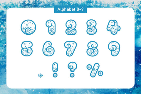 Winter Xmas Decorative Font Font Fox7 By Rattana 