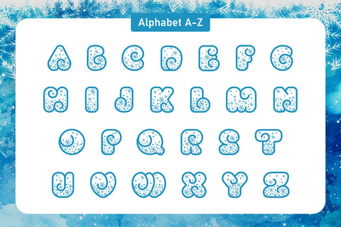 Winter Xmas Decorative Font Font Fox7 By Rattana 