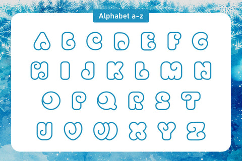 Winter Xmas Decorative Font Font Fox7 By Rattana 