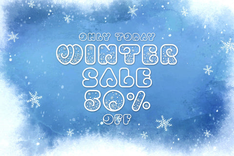 Winter Xmas Decorative Font Font Fox7 By Rattana 