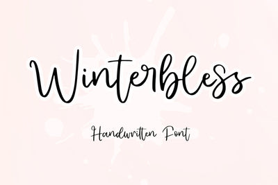Winterbless Font Afandi Studio 