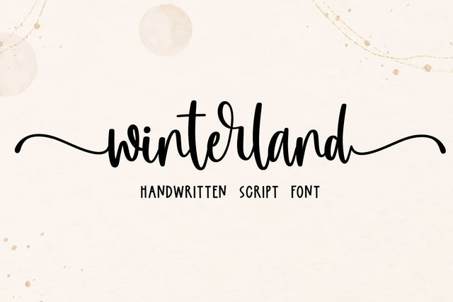 Winterland Font Mozarella 