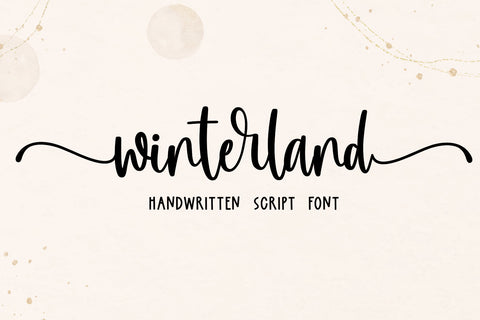 Winterland Font Mozarella 
