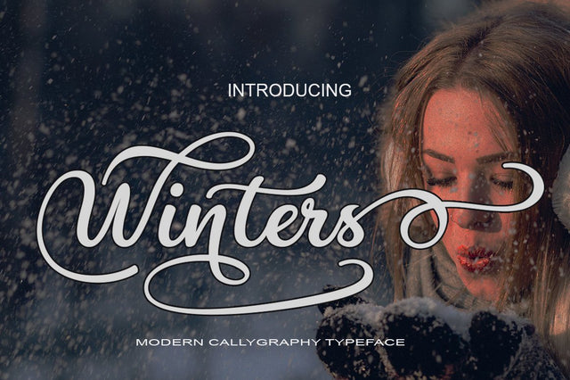 Winters Font arwah studio 