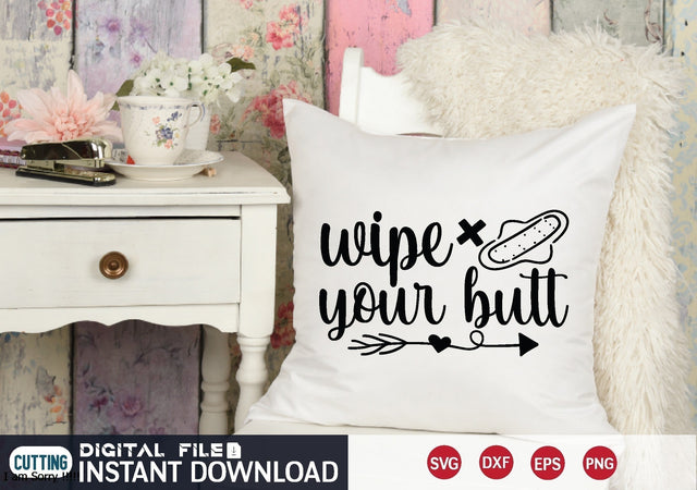 wipe your butt SVG md faruk hossain 