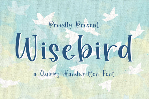 Wisebird Font Qwrtype Foundry 