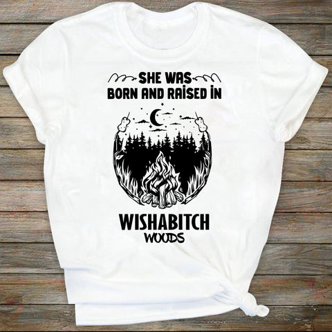 Wishabitchwoods SVG, Instant Download, Funny Sarcastic, Instant Download SVG DiamondDesign 