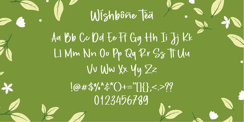 Wishbone Tea Font Allouse.Studio 