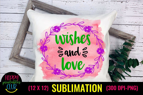 Wishes and Love- Christmas Sublimation Design Ideas Sublimation Happy Printables Club 
