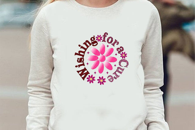 Wishing for a Cure Sublimation SVGArt 