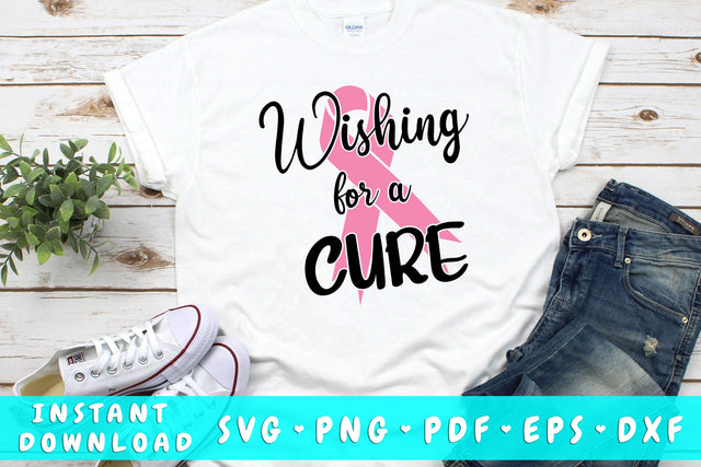 Wishing For A Cure SVG SVG HappyDesignStudio 