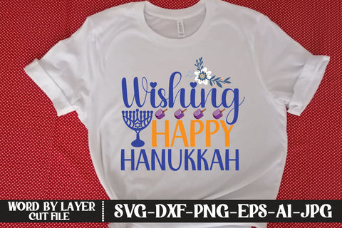 Wishing Happy Hanukkah SVG CUT FILE SVG MStudio 