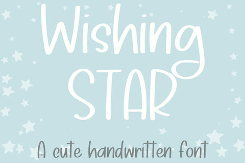 Wishing Star, A cute handwritten font Font Designing Digitals 