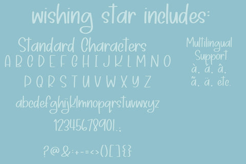 Wishing Star, A cute handwritten font Font Designing Digitals 