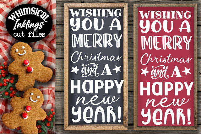 Wishing You A Merry Christmas SVG SVG Whimsical Inklings 