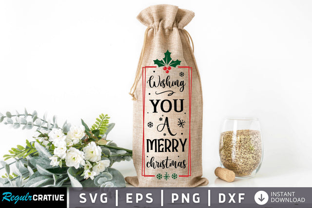 Wishing you a merry SVG Design SVG Regulrcrative 
