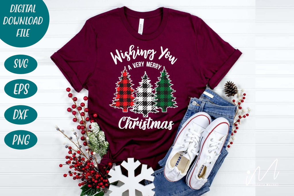 Wishing you a very merry Christmas svg, Christmas wish svg, Very Merry ...