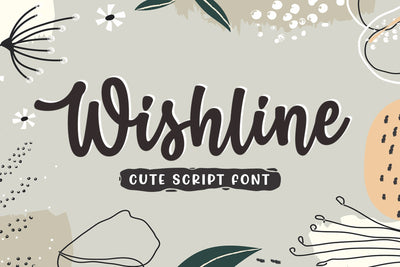 Wishline - Cute Script Font Font Subectype Studio 