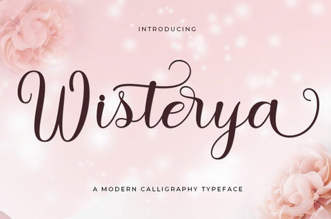 Wisterya Font Black Studio 