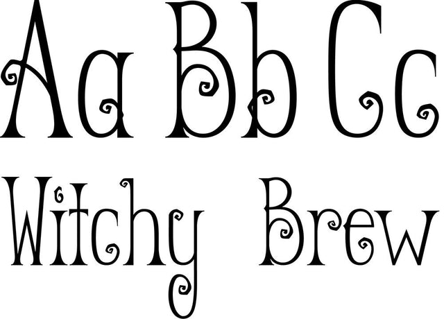 Witch Brew Font Font Rivka’s Renditions 
