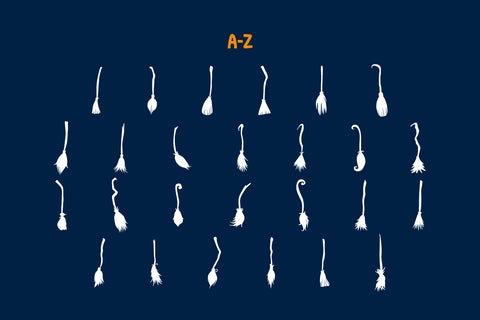 Witch Broom - Dingbat Font Font Masyafi Studio 