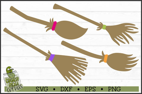 Witch Brooms SVG File SVG Crunchy Pickle 