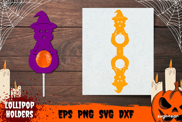 Witch Candy Holder | Lollipop Holders | Svg Bundle | Cut File SVG SvgOcean 