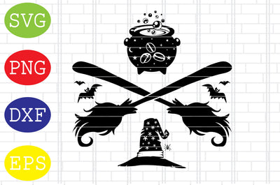 Witch Cauldron Coffee Svg, Spooky Svg, Cauldron Svg, Halloween Svg, Witch Svg, Ghost Svg, Png, Eps, Dxf Files SVG DigitalSvgFiles 