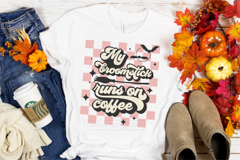 Witch Coffee SVG Funny Retro Halloween Quote SVG OrangeBrushStudio 