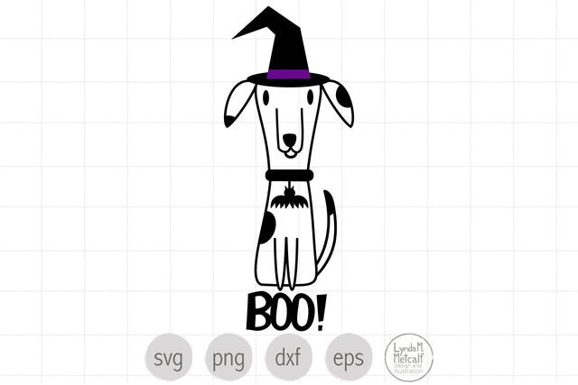 Witch Dog SVG for Halloween SVG Lynda M Metcalf 