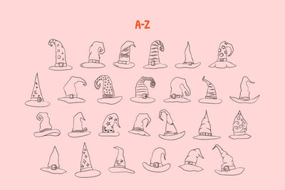 Witch Doodle - Dingbat Font Font Masyafi Studio 