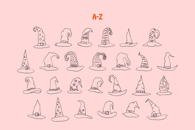 Witch Doodle - Dingbat Font Font Masyafi Studio 