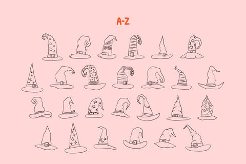 Witch Doodle - Dingbat Font Font Masyafi Studio 