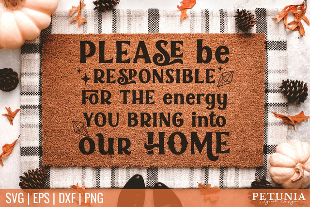 Witch Doormat SVG | Doormat SVG SVG Petunia Digital Design 