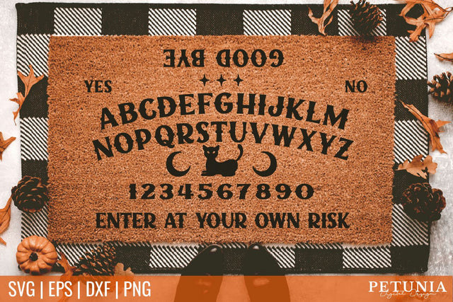 Witch Doormat SVG | Doormat SVG SVG Petunia Digital Design 