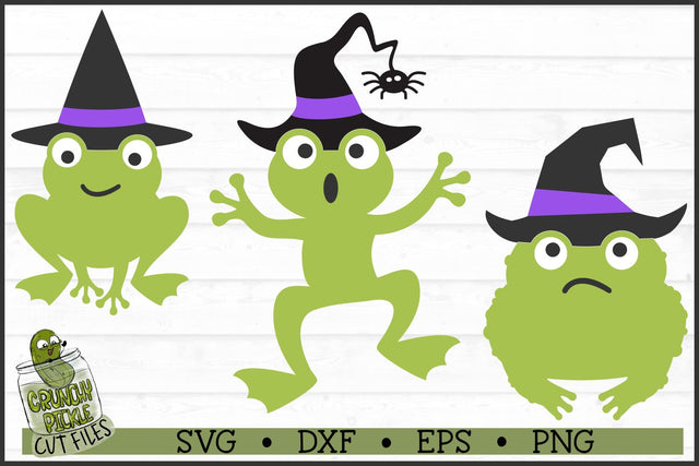 Witch Frogs & Toad SVGs SVG Crunchy Pickle 