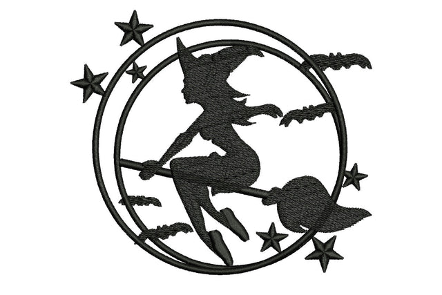 Witch Halloween Embroidery Design Embroidery/Applique DESIGNS NextEmbroidery 