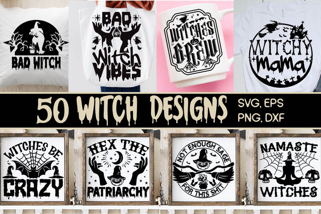 Witch Halloween Shirt Design, SVG bundle, Cut file SVG Paper Switch 