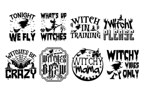 Witch Halloween Shirt Design, SVG bundle, Cut file SVG Paper Switch 