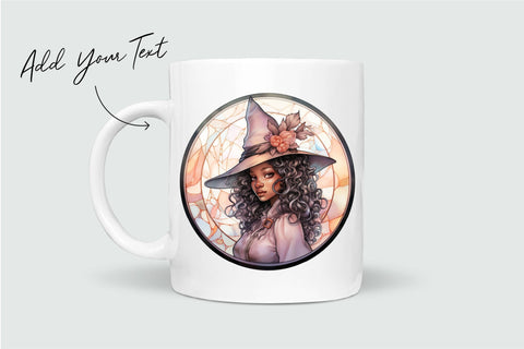Witch Halloween Sublimation Round Background Bundle Sublimation OrangeBrushStudio 