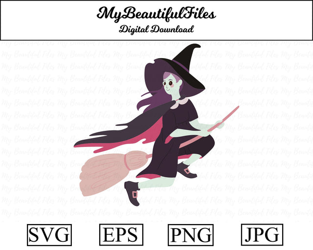 Witch - Halloween SVG MyBeautifulFiles 
