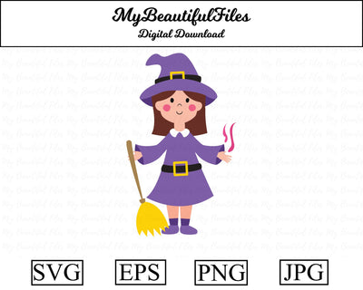 witch - halloween SVG MyBeautifulFiles 