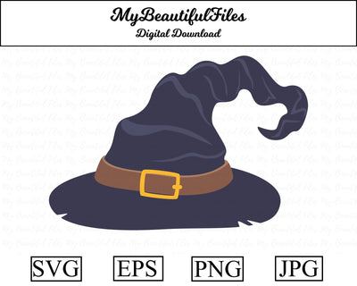 Witch Hat Clipart SVG MyBeautifulFiles 