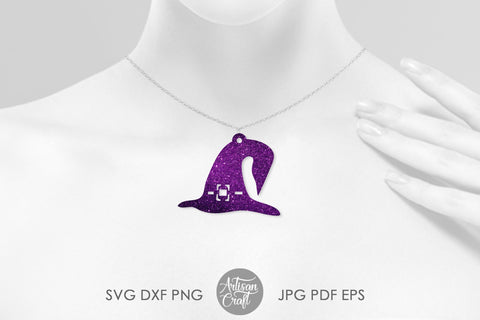 Witch hat earring SVG for Halloween SVG Artisan Craft SVG 