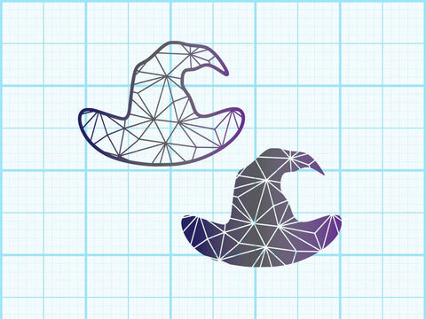 Witch Hat Geomatical Print SVG Johan Ru designs 